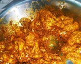 A picture of step 3 of Gobhi ka achaar or Curly flower pickles.