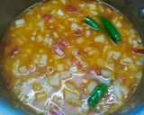 A picture of step 7 of Radish gravy.