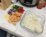 Foto langkah ke 1 dari resep Nasi goreng sosis.