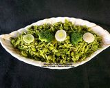 A picture of step 6 of Broccoli Leek Peas Palak Green Pulav.
