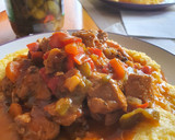 Foto del paso 2 de la receta: Carne de cerdo guisada con polenta (tocăniță de porc cu mămăligă)