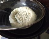 A picture of step 14 of Aloo kabab naan without oven serve with raita.