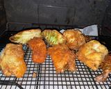 A picture of step 9 of Cabbage Schnitzel (with mushroom gravy).