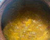 A picture of step 5 of Kerala style Raw Papaya Pulinkari - Sadya dish.