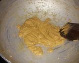 A picture of step 5 of Leftover Mawa Besan Barfi.