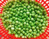 Hình bước làm 1 của món Cơm hấp đậu Hà Lan, lạp xưởng gác bếp