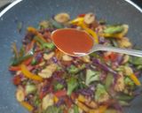 A picture of step 5 of Stir Fried Vegetables.