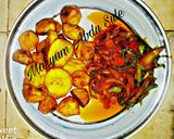 A picture of step 6 of Fried Sweet potatoes and Onion sauce.