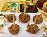 A picture of step 4 of Maggi Bombs.