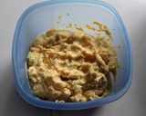 A picture of step 3 of Fried Dhoka.
