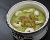 A picture of step 4 of Greenchillie ka halwa.