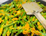 A picture of step 3 of Onion stalk/ Piyajkoli Tawa Fry.