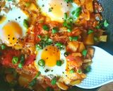 Foto langkah ke 8 dari resep Telor Ceplok Saus Tomat (Shakshuka).