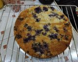 A picture of step 9 of Blueberry Lemon cake.