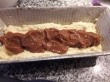 Budín de coco y dulce de leche