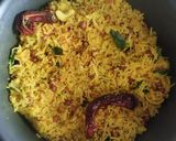 A picture of step 5 of Lemon Rice.