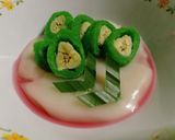 Foto langkah ke 4 dari resep Es Pisang Ijo (Banana Green Ice) ALIAS e.s b.u.t.a i.j.o.