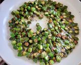 A picture of step 1 of Masaledar Bhindi.