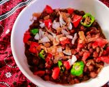 A picture of step 13 of Black chick peas chaat.