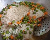 तिरंगा पुलाव (Tiranga pulao recipe in hindi) रेसिपी चरण 2 फोटो