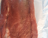 Foto del paso 2 de la receta: Solomillo de cerdo relleno al horno con salsa de champiñones