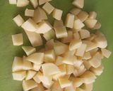 A picture of step 3 of Pizza Hut Style Salad.