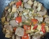 Foto del paso 3 de la receta: Wok de vegetales, cerdo y pasta
