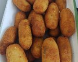 Foto del paso 5 de la receta: Croquetas para picada caliente 😋