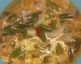 Foto langkah ke 6 dari resep Sayur Kacang Panjang Kol Kuah Santan.