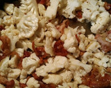 A picture of step 3 of Bacon with Cauliflower.