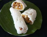 A picture of step 8 of Lavariya sri lankan sweet dumpling.