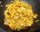 A picture of step 4 of Aloo matar Shingara.