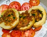 A picture of step 4 of Stuffed ring yam🍽.