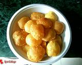 A picture of step 5 of Golgappe with Mango Water.
