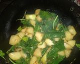A picture of step 5 of Kashmiri Kadam Saag.