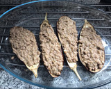 Foto del paso 4 de la receta: Berenjenas rellenas de carne