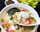 Hình bước làm 3 của món Súp Gà Thanh Cua