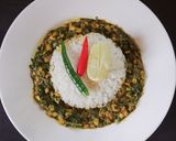 A picture of step 6 of Vitamin B & K rich Palak Tuvar Dal.