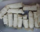 A picture of step 6 of Veg Spring Rolls.