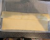 A picture of step 3 of Chicken sausage rolls.
