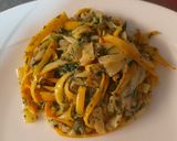Foto del paso 6 de la receta: Pasta zucchini con salsa de cilantro