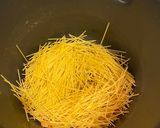 A picture of step 3 of Mexican Tomato Noodle Soup with Chorizo (Sopa de Fideo).