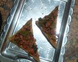 A picture of step 7 of Vegetable masala cheese toast-Open sandwich.
