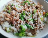 รูปขั้นตอนการทำที่ 4 ของ ข้าวต้มหมูสับทรงเครื่อง
