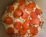 A picture of step 4 of Bubble up pizza.