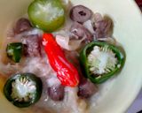 Foto langkah ke 5 dari resep Tim Jamur Tiram Jantung Ayam.