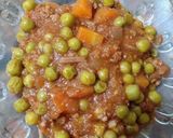 صورة لخطوة 5 من وصفة بسله وجزر باللحمه المفرومه 🍅🧅🥕