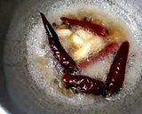 A picture of step 1 of Red chilli mushroom gravy.