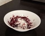 A picture of step 2 of Beetroot salad.