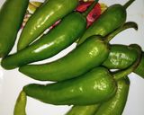 A picture of step 3 of Green Chili Pakory.